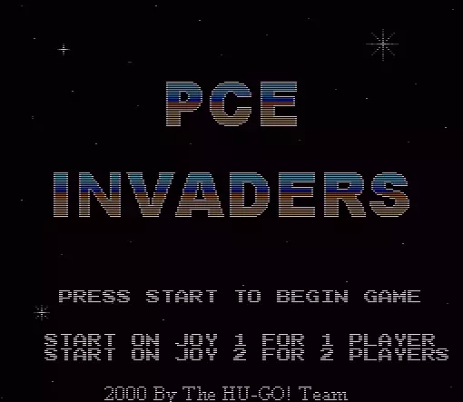 ROM PCE Invaders V1.0 by Zeograd